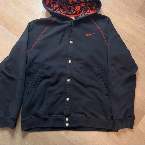 Nike Snap Button jacket Passion for the game hoodie - Picture 3 of 10